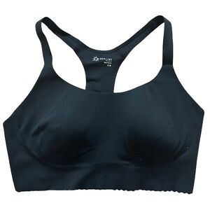 aerie offline seamless black sports bra